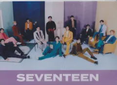 SEVENTEEN ローソン限定 クリアファイル 裏面紫