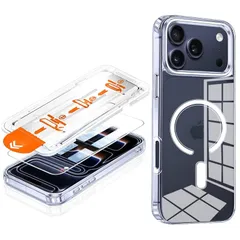 【新品】 iPhone 17 Pro Max ケース クリア アイフォーン 17 pro max 用 カバー 透明 Magsafe対応 9Hガラスフィルム1枚 ガイド枠付き 自動貼り付け 気泡レス 自動除塵 薄型 スマホケース 黄ばみなし 耐衝撃 ワイヤレ 0