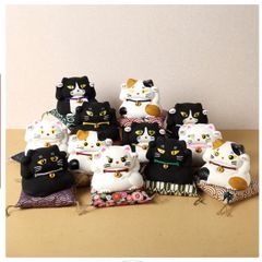 【瀬戸焼】黒猫オーケストラ11体セット　黒猫音楽隊　黒猫楽団 黒猫楽団 オーケストラ 11体 セブンコーポレーション 七本松陶園 瀬戸