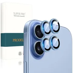 【新品】 PRODELI For iPhone 17 専用 カメラフィルム 2セット 硬度9H キズ防止 アルミ合金製＋AR高透過率 耐衝撃 強化ガラス 防爆裂 気泡ゼロ 高透過率 露出オーバー防止 ケースに干?なし アイフォン 17 用 レンズ 保護フィ 1
