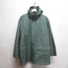 BLABELL 中綿 ブルゾン コート 裏ボア M グリーン フード取外し可 アウター