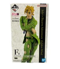 미품 반다이 조조의 기묘한 모험 황금의 바람 이치 반 복권 GOLDEN WIND F상 MASTERLISE 판나코타·후고 피규어