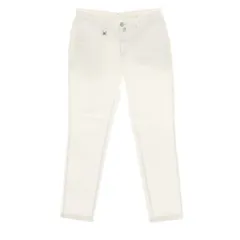 【中古】バルバティ Barbati ストレッチコットン カジュアルスラックスパンツ ホワイト【サイズ46】【メンズ】