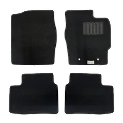 スバル プレオ プラス PLEO PLUS 互換 フロアマット ブラック 1台分 エコノミシリーズ (H29.5～) LA350F 2WD リアヒーター無車 (c-js-da-mies2905db) 