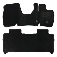 日産 ルークス ROOX 互換 フロアマット ブラック 1台分 エコノミシリーズ (R7.9～) BB5A BB6A 4WD、寒冷地仕様 (c-js-mi-eksp0710db) 