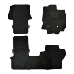 ダイハツ タント Tanto タント カスタム Tanto Custom 互換 フロアマット ブラック 1台分 エコノミシリーズ (R1.7～) LA650S LA660S 運転席ロングスライドシート無車 (c-js-da-tanto0107db) 