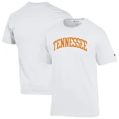 チャンピオン メンズ トップス Tシャツ Mens Champion Whitennessee Volunteers Basic Arch TShirten White ホワイト