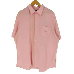 ラルフローレン RALPH LAUREN 90S BLAIRE ボニー刺繍 半袖シャツ メンズ import：XL 