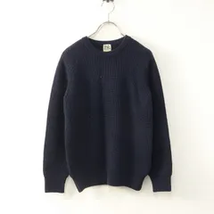 パーマネントエイジ PermanentAge ウール ニット プルオーバー 1｜ネイビー トップス 長袖 セーター クルーネック【2400014843934】のサムネイル
