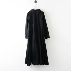 フーフー foufou THE DRESS #34 round collar flare dress ラウンドカラーフレアドレス 0＼ブラック ワンピース 丸襟【2400014725636】のサムネイル