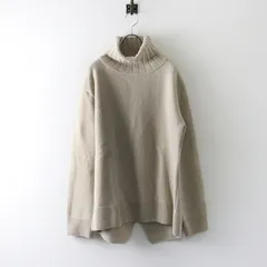 定番 人気 ドゥーズィエムクラス MUSE Deuxieme Classe ウールカシミヤ JADE タートルネック プルオーバー ベージュ┃【2400014850604】