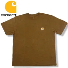 carhartt カーハート L ライトブラウン K87 ポケット Tシャツ アメカジ