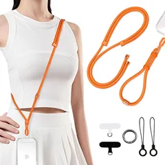 【新品】 スマホストラップ 首掛け 手首 セット 携帯ストラップ 【7in1多機能】 ネックストラップ スマホショルダー ストラップ 長さ調節可能 iphone/android全機種対応 斜め掛け 肩掛け ケータイストラップ 紐 紛失・落下防止 男女兼用  1