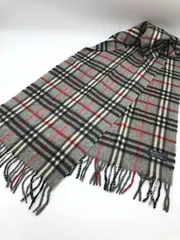 美品　BURBERRY　バーバリー　マフラー　カシミヤ　ノバチェック　1071