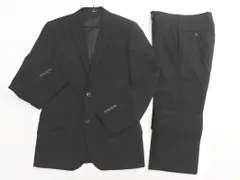 COMME CA ISM コムサイズム ウール100% セットアップ ジャケット パンツ スーツ sizeXS/黒 ■◇ レディース