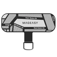 【新品】 【MagEasy】 スマホ ショルダー 対応 ストラップホルダー 薄い 装着したまま 充電 可 ちぎれない 切れない おしゃれ スマホストラップ ホルダー カード Strap Card Motion Edition ランドマーク 0