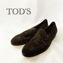 干場義雅 TOD'S ブラック スエード ローファー - メルカリ