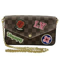 LOUIS VUITTON(ルイヴィトン) 財布 パッチーズ ポシェットフェリシーGM N60129 エベヌ