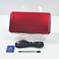 極美品 ニンテンドー 3DS フレアレッド 遊べるセット 動作確認済み ds 3ds 3DS 任天堂 管理番号M1471