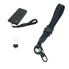 【新品】 UnivoColors スマホ ハンドストラップ(スマホホルダーシート 2枚付) アウトドア向けの金属バックルとフック 堅牢な作り ミラーレスカメラストラップ 一眼レフストラップ 携帯ストラップ スマホ全機種対応 忘れ物防止 スマホ紛失予防に ア 1