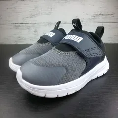 Puma Evolve Slip-On Inf プーマ エボルブ スリップオン インファント ブラック 15cm ベビー スリッポン 389136-06 L12284