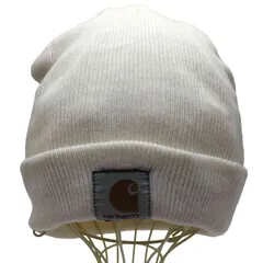 カーハート Carhartt USA製 ロゴパッチ アクリル ニット帽 ビーニー  メンズ 表記無 