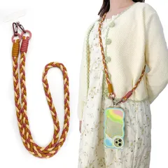 【新品】 [ENZE] エネゼ スマホストラップ マカロン限定色 ハンドメイド ショルダーストラップ ロング 全機種対応 1個入り (ショコラ色の夢) 1