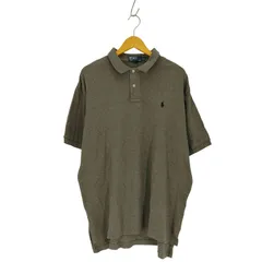 ポロバイラルフローレン Polo by RALPH LAUREN 90S スリランカ製 ポニー刺繍 ビッグシルエット ポロシャツ メンズ import：XL 
