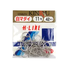 金龍鈎 マダイ 徳用 １１号 白【ゆうパケット】のサムネイル