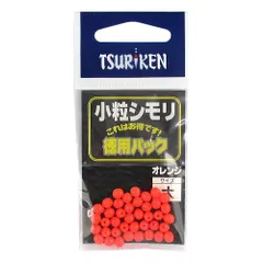釣研 小粒シモリ 徳用パック 大 オレンジ【ゆうパケット】のサムネイル