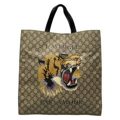 GUCCI　グッチ　トートバッグ　タイガー GUCCI】グッチ『タイガープリント ソフトGGスプリーム トートバッグ