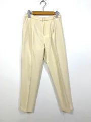 SLOBE IENA スローブイエナ ウールライク センタープレス ストレート パンツ size38/アイボリー ■■ レディース