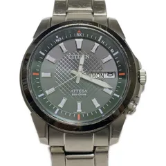CITIZEN(シチズン) 腕時計 ATTESA(アテッサ) H100-T016243 メンズ エコドライブ/デイデイト 黒