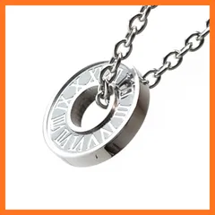 【新品】 [インディ] ネックレス ローマ数字 リング ペンダント メンズ チェーン ジュエリー プレゼント アクセ 魅せるアクセサリー (No.３Roman Ring) 0