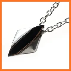 【新品】 [インディ] ネックレス 菱形 ダイアモンドシャープ ペンダント メンズ チェーン ジュエリー プレゼント アクセ 魅せるアクセサリー (No.６Rhombus) 1