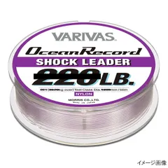 バリバス VARIVAS オーシャンレコードショックリーダー 50m 150lb ミスティーパープルのサムネイル