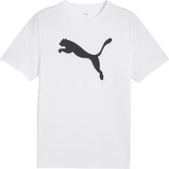プーマ PUMA ESS プーマロゴ ポリ Tシャツ メンズ 半袖シャツ ハーフスリーブ ウェア トップス レギュラーフィット クルーネック ショートスリーブ 吸水 速乾  687563 02 PUMAWHITE