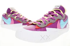 ナイキ NIKE × KAWS × SACAI BLAZER LOW PURPLE DUSK 27cm DM7901-500 カウズ サカイ ブレーザー ロー パープル ダスク 【ブランド古着ベクトル】【中古】▲■250830