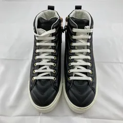 LOUIS VUITTON(ルイヴィトン)　ステラーライン　レザーキルティング　ハイカットスニーカー　ブラック　36 1/2