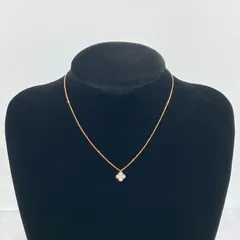 Van Cleef & Arpels(ヴァン クリーフ＆アーペル)　スウィートアルハンブラネックレス　マザーオブパール　750（YG）　3.0g　ゴールド