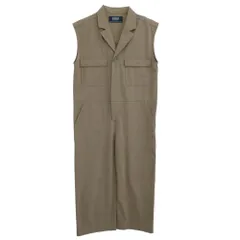 ユニバーサルオーバーオール UNIVERSAL OVERALL 24SS U2412885PS レーヨン混 ノースリーブオールインワン ベージュ系 M【中古】
