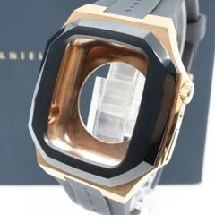 【箱付／美品】ダニエルウェリントン Daniel Wellington Apple Watchケース SWITCH 40mm対応 ローズゴールド ブラック ラバーベルト アップルウォッチカバー メンズ レディース ユニセックス 高級 G