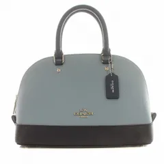 コーチ COACH ハンドバッグ F57499 ミニシエラ ショルダー 2WAY 青 水色 /☆G