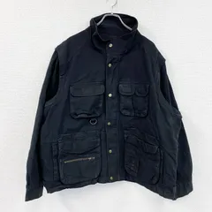 古着 used　DAKOTA　ダコタ　フィッシングジャケット　黒　ブラック　2XLサイズ【値引き交渉OK！】のサムネイル