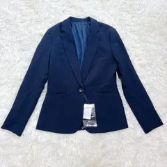 【新品未使用】SUCRE シュクル　ジャケット　11号　L　ネイビー　フォーマル　セレモニー　オフィス　カジュアル