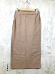 green label relaxing グリーンレーベルリラクシング ユナイテッドアローズ 裏起毛 オルマイ タイト スカート sizeF/ベージュ ■■レディース