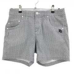 【美品】パーリーゲイツ ショートパンツ ネイビー×白 ニコちゃん総柄 スマイル レディース 1(M) ゴルフウェア PEARLY GATES