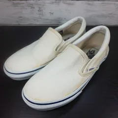 VANS SLIP ON バンズ スリッポン アイボリー きなり 22.5cm V98CLA L10832