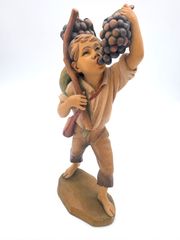 イタリア アンリ社 木彫りの人形 ゴルフ少年 という作品 - メルカリ