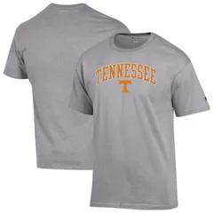 チャンピオン メンズ トップス Tシャツ ロゴ MensChampion Heather Gray Tennessee Volunteers Arch Over Logo TShirten Grey グレー